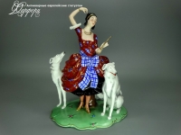 statuetka-germaniya-antikvariat-dama s zerkalom-fraureuth-1